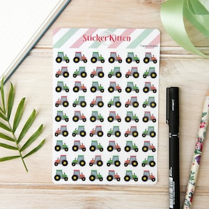 Traktor Aufkleber von StickerKitten