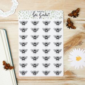 Bee Stickers - Planner Supplies by StickerKitten