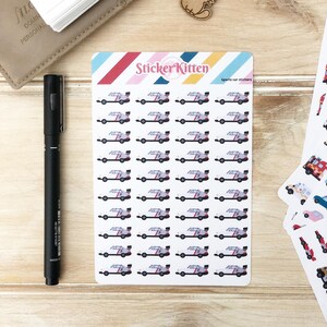 Sport Auto Aufkleber - Retro-Auto-Planer Aufkleber von StickerKitten