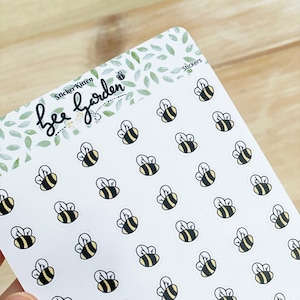 Niedliche Bienen Aufkleber - für Planer und Planer von StickerKitten