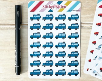 4x4 Offroader Car Stickers - Vehicle Planner Stickers by StickerKitten
