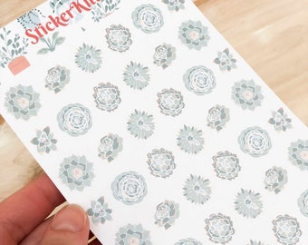 Succulent Stickers - StickerKitten Planner Stickers