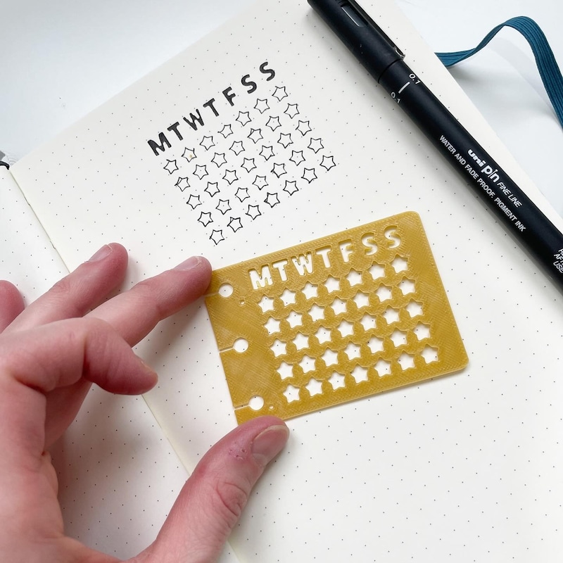 Planner Stencil - Etsy