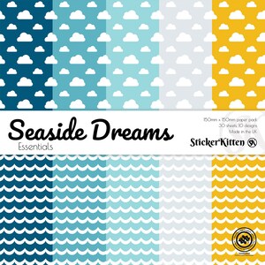 Seaside Dreams 6x6 Paper Pack - StickerKitten Papercraft Supplies