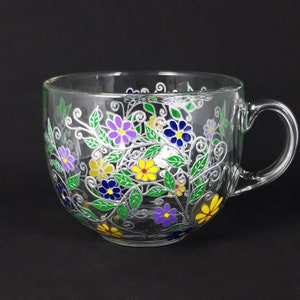 Large Coffee Mug Personalized Hand-painted Gift
