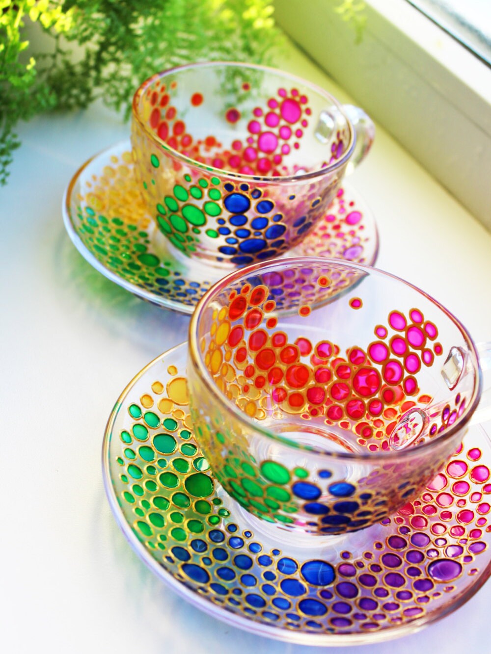 Colorful Bubble Glass Drink Cups – Sage & Sill