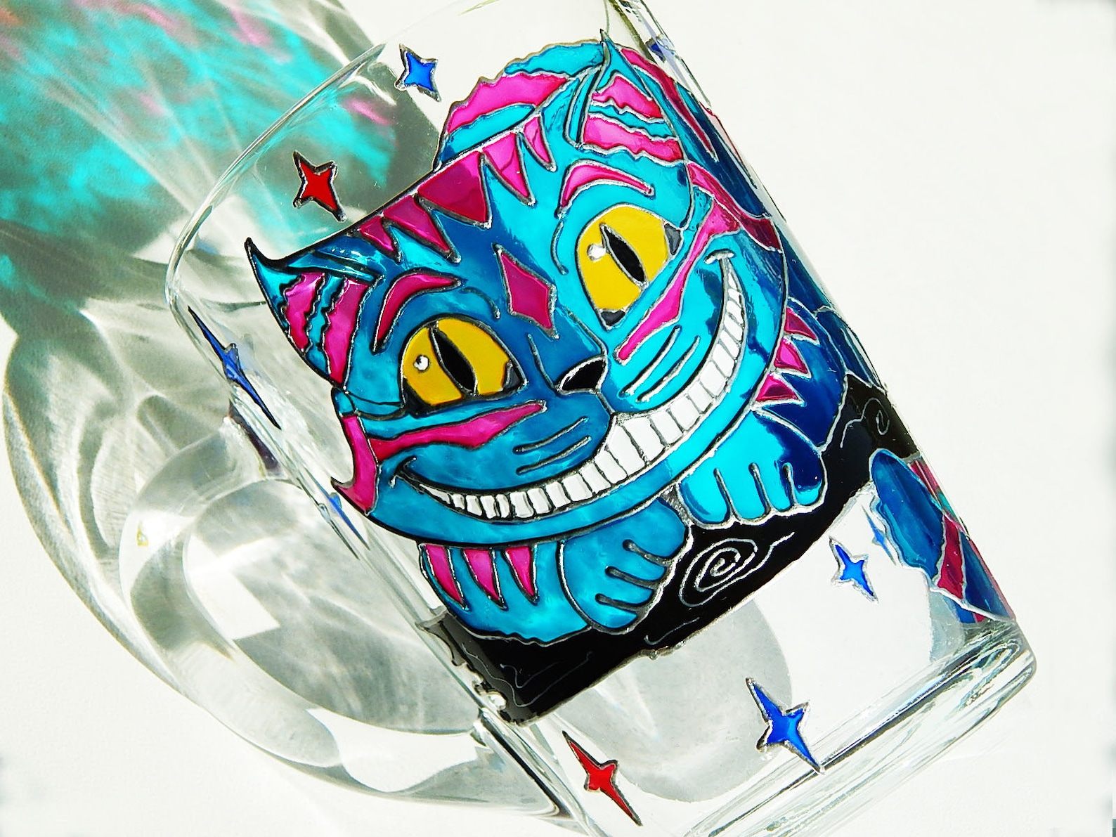 Cheshire Cat Coffee Mug Custom Gift for Mom Personalized Etsy