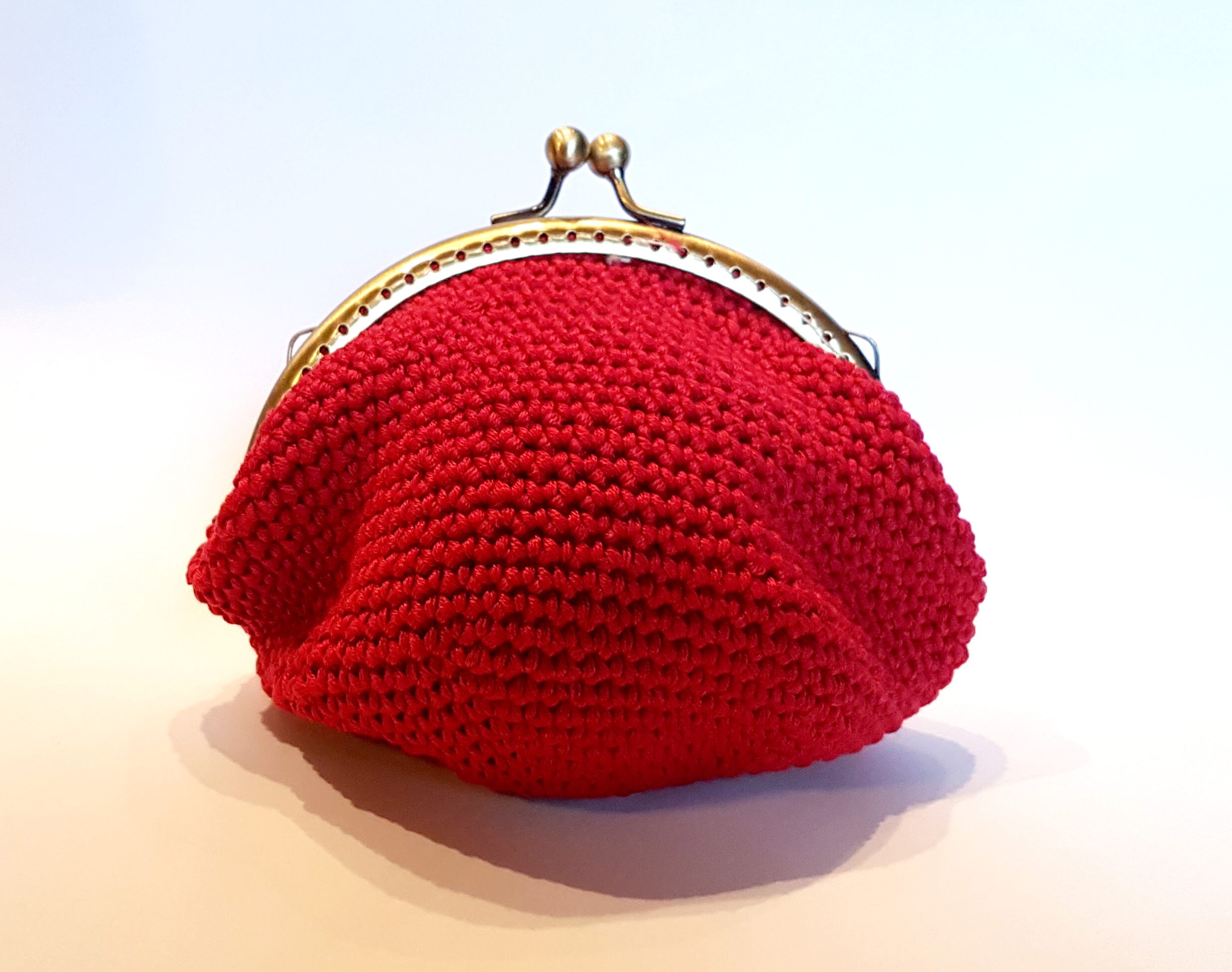 red coin purse