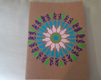 Handpainted white page book