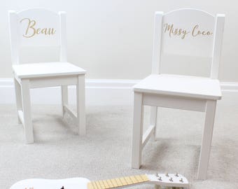 personalised childrens chair