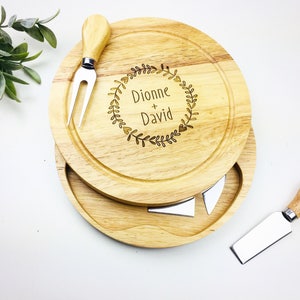 Personalised wedding cheese board, cheese serving board, Personalised being cheesy together, Personalized wedding gift Engagement gift