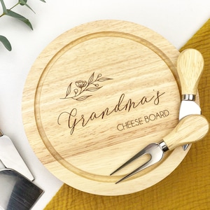 Personalised cheese board, Gift for Grandma, Gift for Nanna, Gift for Nannie, Gift for Nan, Gift for Gran, Gift for Granny, Gift for Nanny