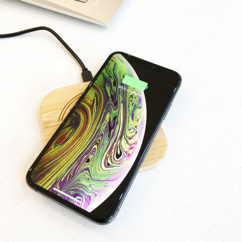 Wireless Phone Charger, Phone Charger, QI Charger pad, Gift for Dad, Gift for Daddy, Christmas Stocking Filler, Gift For Him, Grandad gift image 5