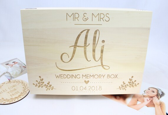 Rustic Wedding Gift Wedding Memory Box Wedding Gift Etsy