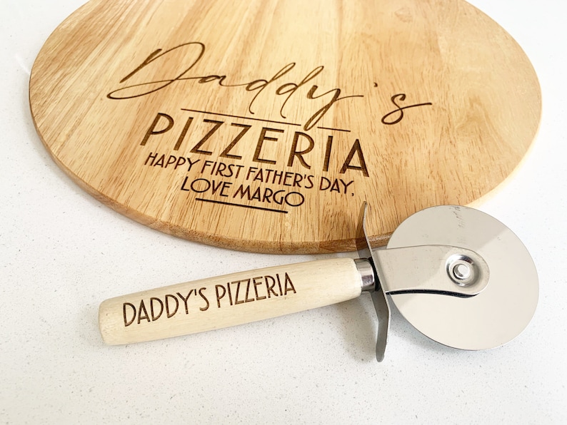 Fathers Day Gifts Fathers Day Gift From The Kids Personalised Pizza Paddle Pizza Personalised Pizza Board Pizza Oven Accessories image 2