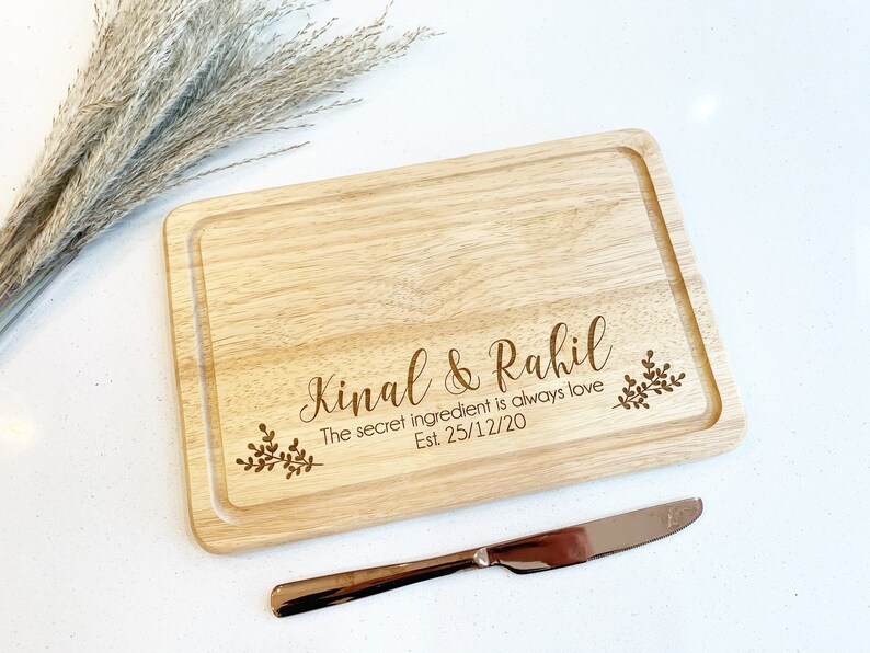 Rahil Board Engagement Gift, Wedding Gift, Couples Gift, Anniversary Gift, the ...