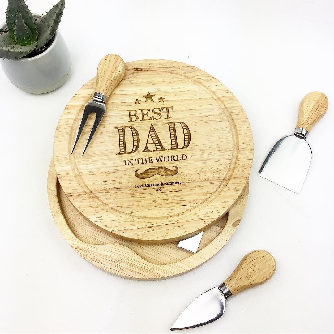Personalised Cheese Board Fathers Day Gift Best Dad Gift Ideas for Him ...