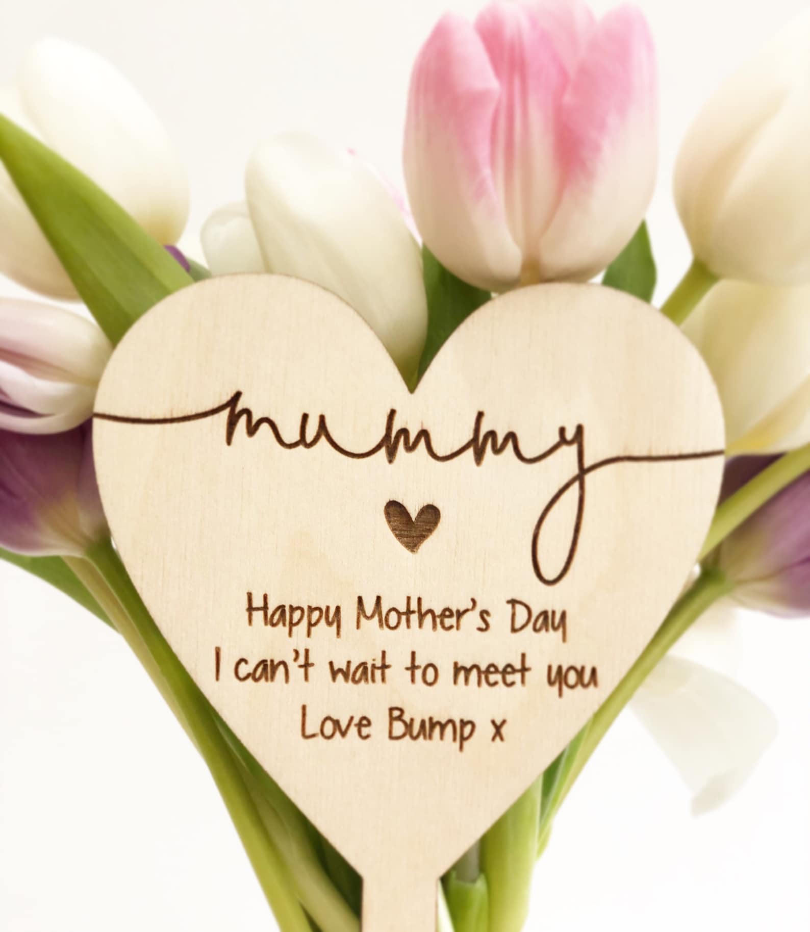 Bouquet Sign Mummy to be mothers day gift From bump gift Etsy