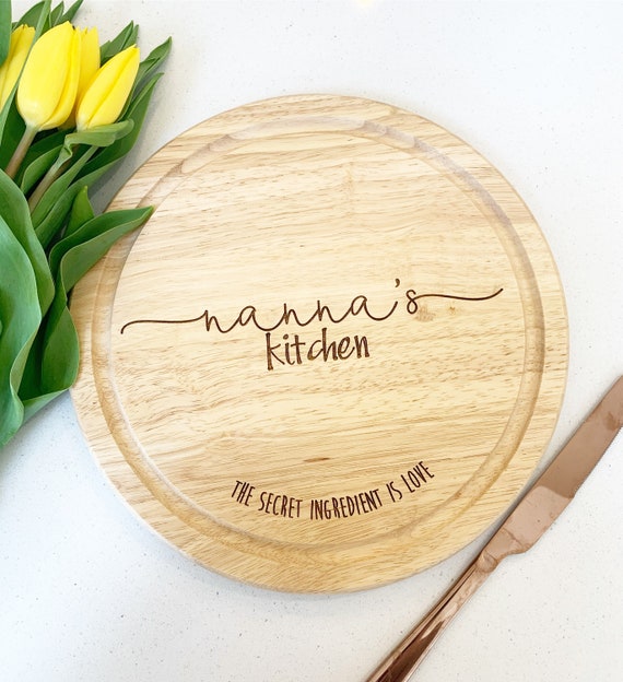 Personalised Chopping Board Gift for Her Gift for Grandma Etsy