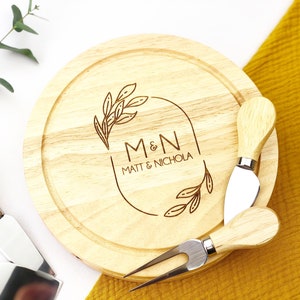 Personalised Cheese Board, Couples Gift, New Home Gift, Wedding Gift, Chessy Gift, Gift ides for a couple, Christmas cheese board, Handmade