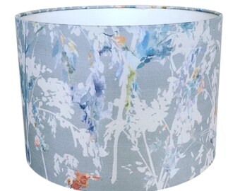 Handmade Fabric Lampshade. Fenadina by Voyage Decoration, In 'Clementine' Colourway.