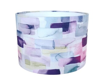 New! Handmade Fabric Lampshade. Kampala 'by Voyage, in 'summer' colourway