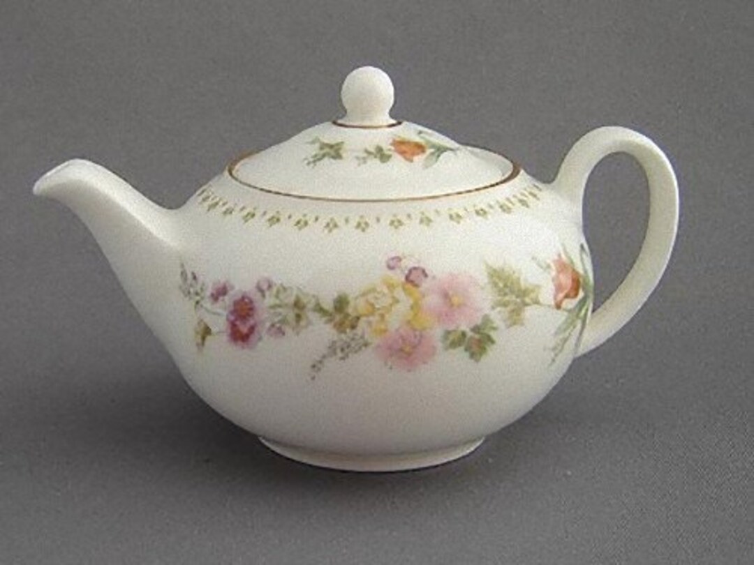 Wedgwood Miniature Teapot, Mirabelle Etsy