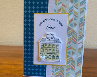homemade congratulations new home card; congratulations new home card homemade; congratulations, new home; blank; greeting
