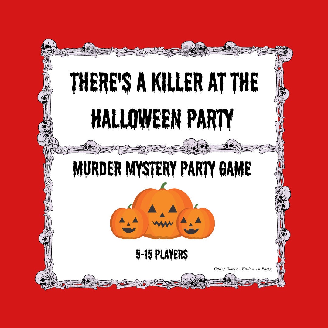 Halloween Party Homicide Murder Mystery Party Game — Digital Files  Delivered via Email Australia