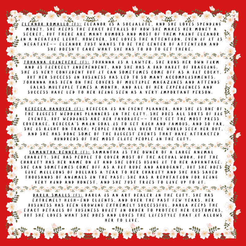 Tea Party Murder Mystery Party Game - digital files delivered via email image 3