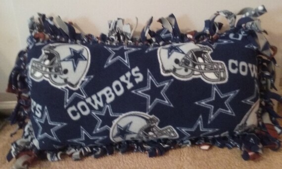 Cowboy Fleece Tie Pillow Etsy