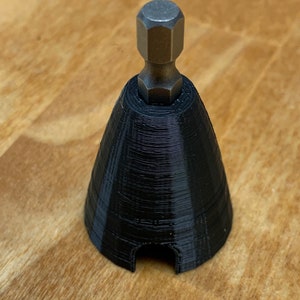 Black Drill Adapter For Stanwood Ball Winder