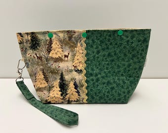 Winter Scene Snap Bag