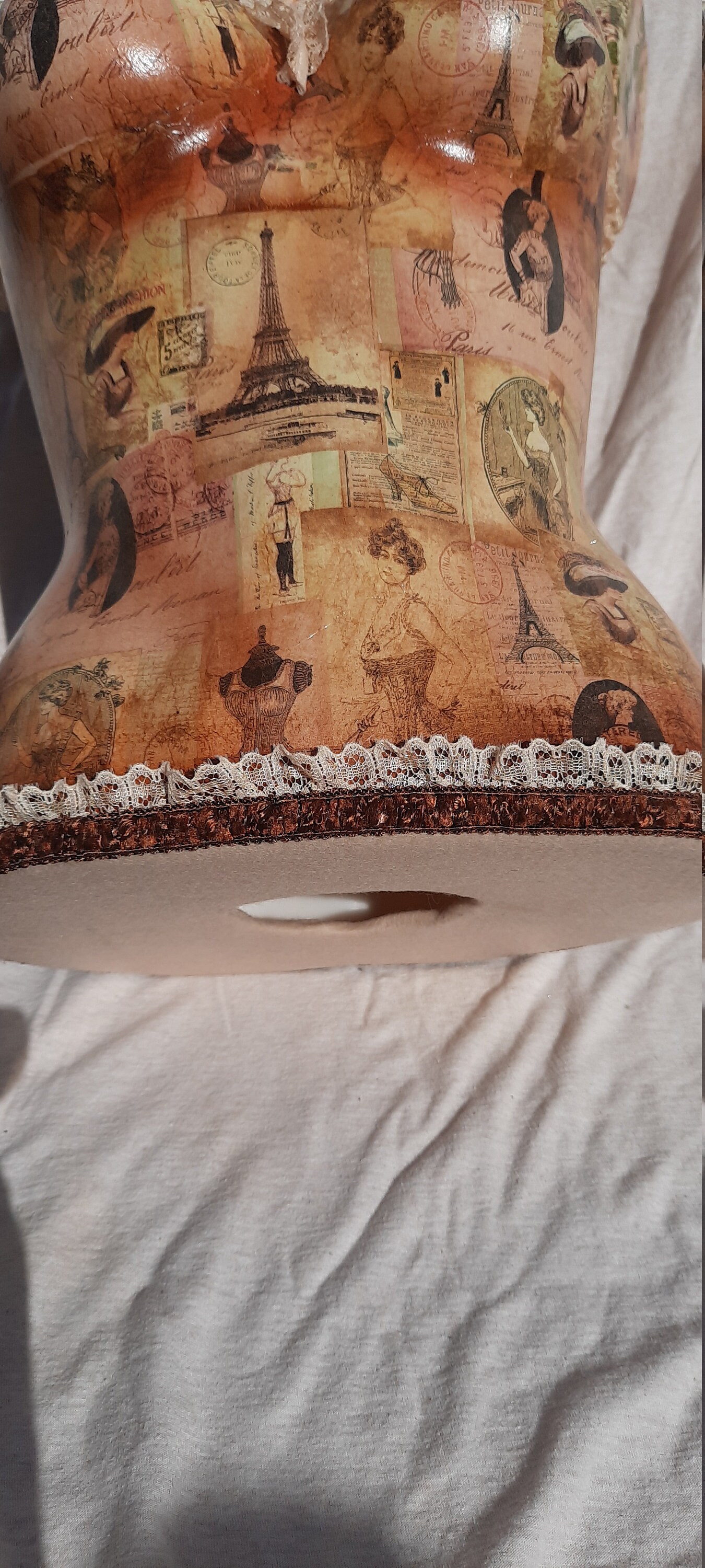 Female Paris display mannequin bust.hand decorated mannequin.table top mannequin.mannequin art