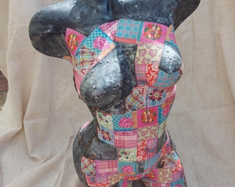 Mannequin art ladies torso,Female Mannequin art.Metal robot mannequin, steampunk mannequin,hand decorated mannequin display, boutique decor