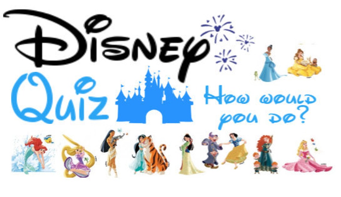 Disney Movie Quiz Etsy UK