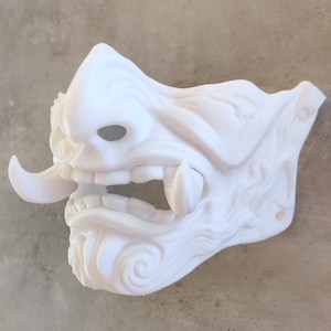 3D Printed Samurai Mask - The perfect Mempo Mask for your Cosplay Costume