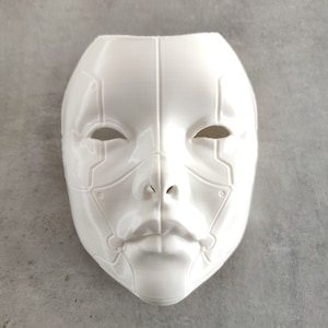 Oni Mask | 3D Printed and Very Durable | Geisha Mask | Perfect for cosplay | Choose From 3 Colors