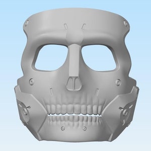 Death Stranding Die Hardman Mask - Durable 3D Printed Cosplay DIY Kit | Halloween Costume Accessory - 3 Color Options