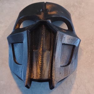 Noob Saibot Mask 3D Printed Raw Print DIY Mask 3 Colors Available Highly Durable Perfect For Your Noob Saibot Costume image 8