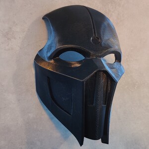 Noob Saibot Mask 3D Printed Raw Print DIY Mask 3 Colors Available Highly Durable Perfect For Your Noob Saibot Costume image 3