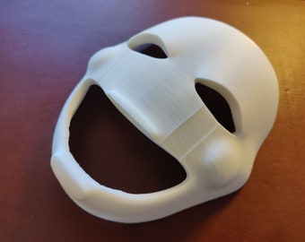 パペットマスク |マリオネットマスク | 3Dプリント |未塗装 |非常に耐久性があります |コスプレに最適 |クリスマスプレゼント |誕生日プレゼント
