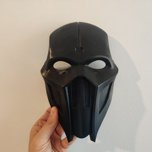 Noob Saibot Mask 3D Printed Raw Print DIY Mask 3 Colors Available Highly Durable Perfect For Your Noob Saibot Costume image 9