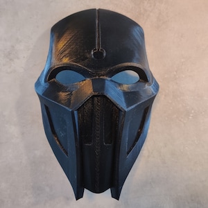 Noob Saibot Mask 3D Printed Raw Print DIY Mask 3 Colors Available Highly Durable Perfect For Your Noob Saibot Costume image 4