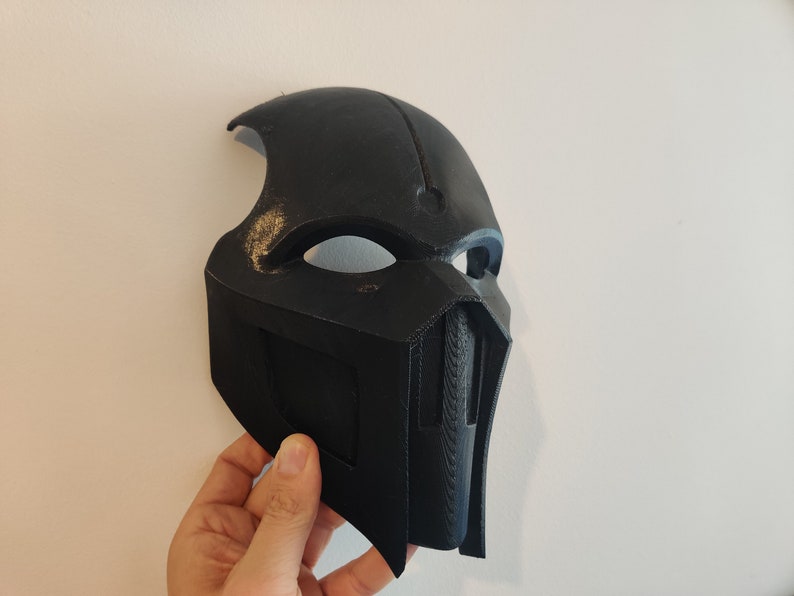 Noob Saibot Mask 3D Printed Raw Print DIY Mask 3 Colors Available Highly Durable Perfect For Your Noob Saibot Costume image 2