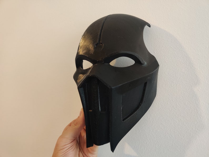 Noob Saibot Mask 3D Printed Raw Print DIY Mask 3 Colors Available Highly Durable Perfect For Your Noob Saibot Costume image 10