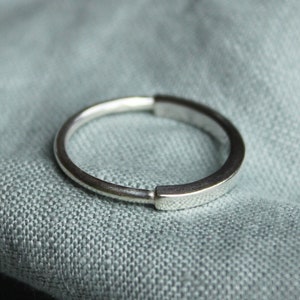 Silver ring, silver stacking ring, stacking ring, silver jewellery, minimal jewellery, handmade jewellery