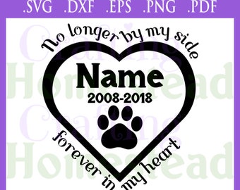 Dog Memorial Svg Etsy
