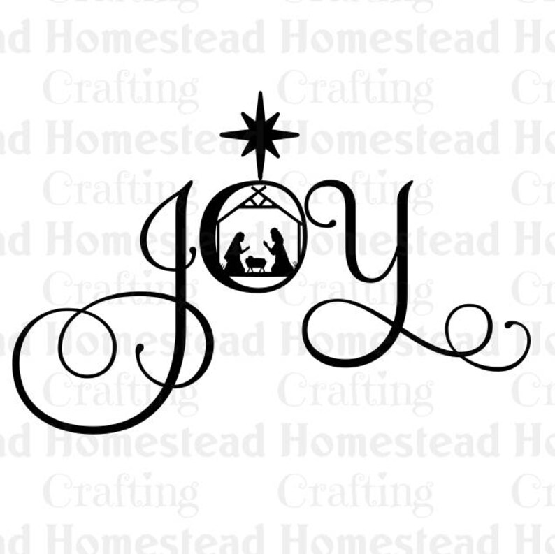 Joy to the World / Jesus Mary Joseph in the Manger Star of Bethlehem ...