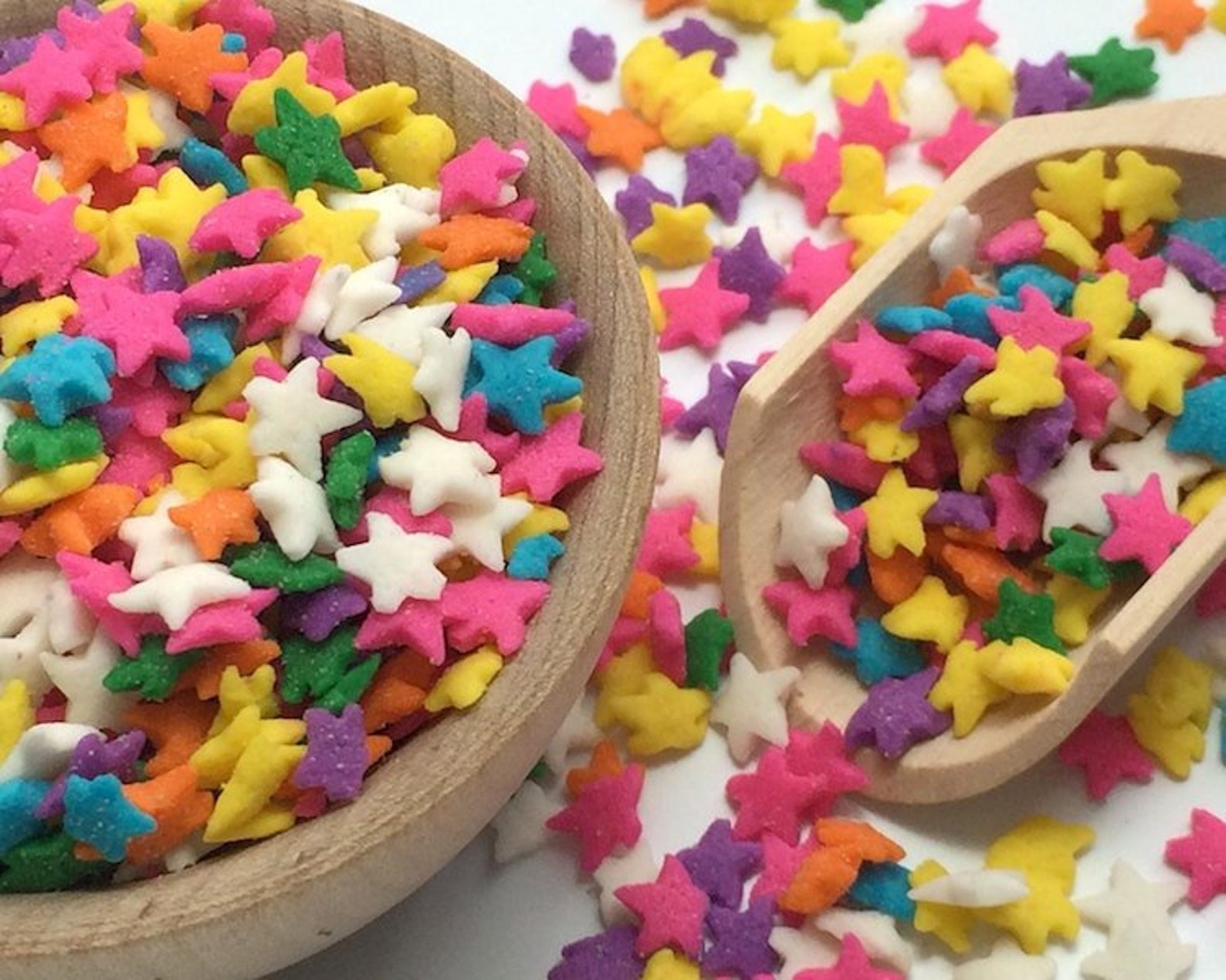 Pastel Mixed Star Shaped Sprinkles/cake and Cupcake Decoration Etsy